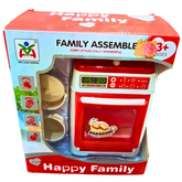 Happy Family Oven Toy Set – Realistic Kitchen Play with Light & Sound – Ages 3+